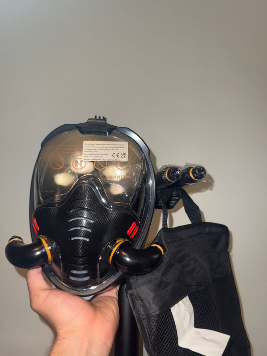 Mască Snorkeling Full Face cu Două Admisii